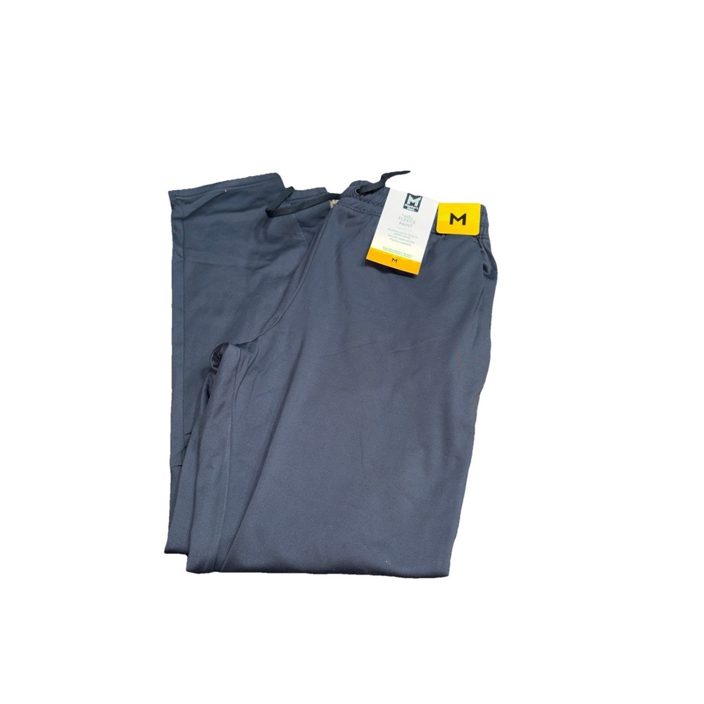 NWT Men's Grey MEMBERS MARK Fleece Pant Size Medium